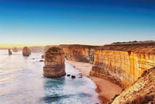 Wizard+Genius Cliff at Sunset in Australia Vlies Fotobehang 384x260cm 8 banen | Yourdecoration.be