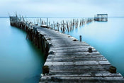 Wizard+Genius Old Landing Stage Vlies Fotobehang 384x260cm 8 banen | Yourdecoration.be