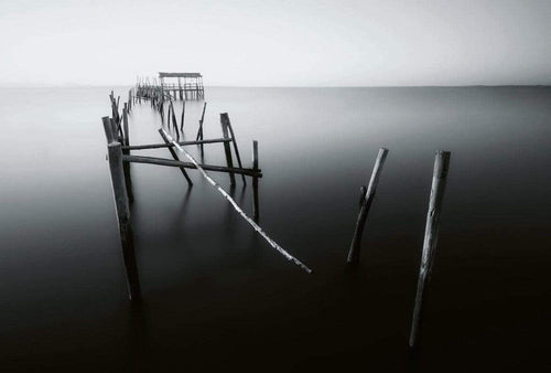 Wizard+Genius Old Pier In Portugal Vlies Fotobehang 384x260cm 8 banen | Yourdecoration.be