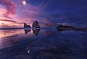 Wizard+Genius Bay at Sunset Vlies Fotobehang 384x260cm 8 banen | Yourdecoration.be