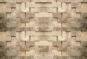 Wizard+Genius 3D Stone Wall Vlies Fotobehang 384x260cm 8 banen | Yourdecoration.be