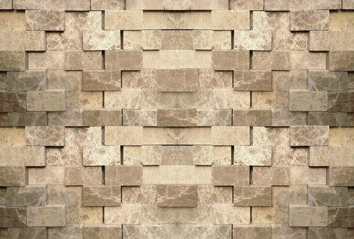 Wizard+Genius 3D Stone Wall Vlies Fotobehang 384x260cm 8 banen | Yourdecoration.be