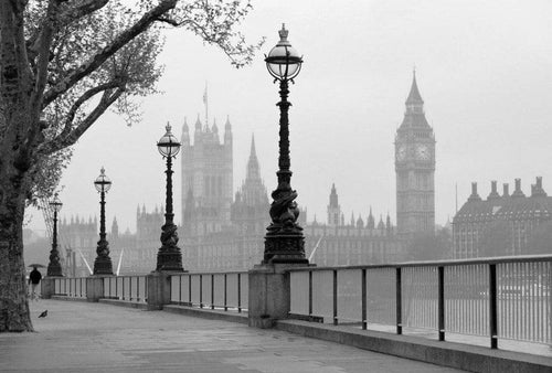 Wizard+Genius London Fog Vlies Fotobehang 384x260cm 8 banen | Yourdecoration.be