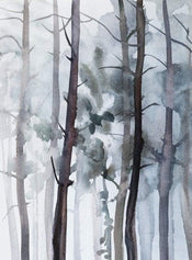 Wizard+Genius Watercolour Forest Vlies Fotobehang 192x260cm 4 banen | Yourdecoration.be