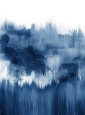 Wizard+Genius Brush Strokes Blue Vlies Fotobehang 192x260cm 4 banen | Yourdecoration.be