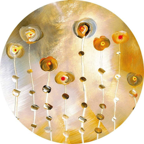 Wizard+Genius Golden Eye Vlies Fotobehang 140x140cm rond | Yourdecoration.be