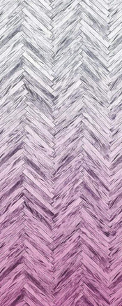 Komar Herringbone Pink Vlies Fotobehang 100x250cm 1 baan | Yourdecoration.be