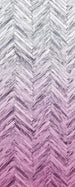 Komar Herringbone Pink Vlies Fotobehang 100x250cm 1 baan | Yourdecoration.be