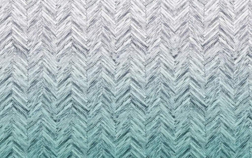 Komar Herringbone Mint Vlies Fotobehang 400x250cm 4 banen | Yourdecoration.be