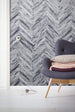 Komar Herringbone Pure Vlies Fotobehang 100x250cm 1 baan Sfeer | Yourdecoration.be