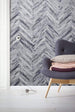 Komar Herringbone Pure Vlies Fotobehang 400x250cm 4 banen Sfeer | Yourdecoration.be