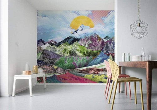 Komar Mountain Top Vlies Fotobehang 300x250cm 3 banen Sfeer | Yourdecoration.be