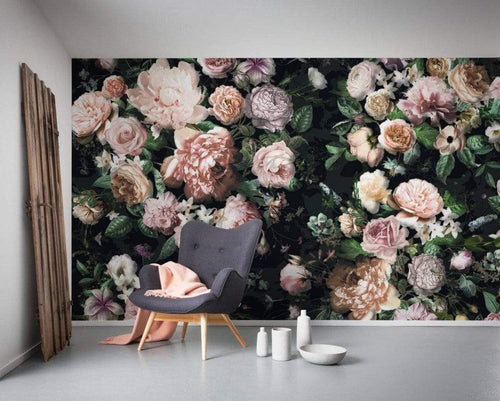 Komar Victoria Black Vlies Fotobehang 400x250cm 4 banen Sfeer | Yourdecoration.be