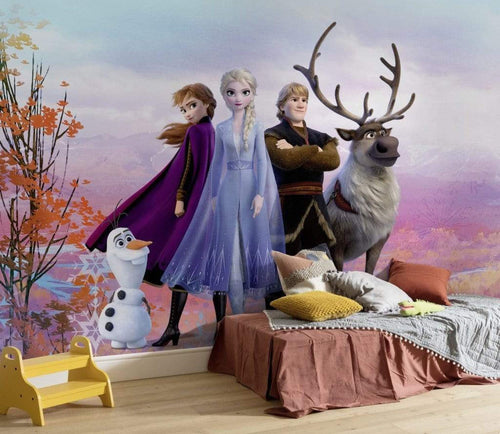 Komar Frozen Iconic Fotobehang 368x254cm 8 delig Sfeer | Yourdecoration.be