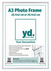 Fotokader 29,7x42cm A3 Zilver Aluminium Voorzijde Verpakking | Yourdecoration.be