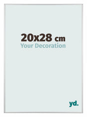Austin Aluminium Fotokader 20x28cm Zilver Mat Voorzijde Maat | Yourdecoration.be