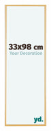 Austin Aluminium Fotokader 33x98cm Goud Vintage Voorzijde Maat | Yourdecoration.be