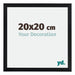 Catania MDF Fotokader 20x20cm Zwart Maat | Yourdecoration.be