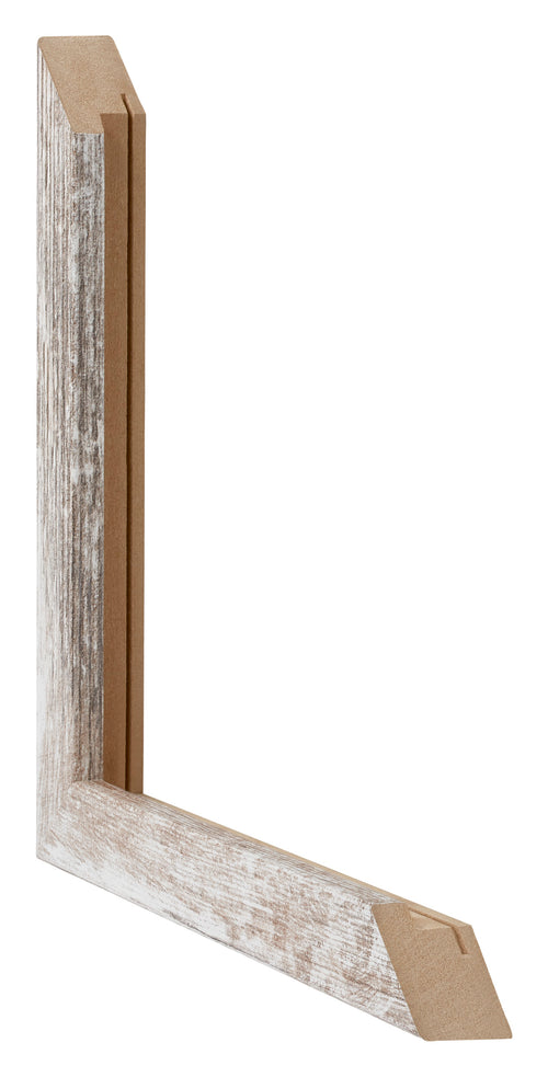 Catania MDF Fotokader 24x32cm White Wash Detail Doorsnede | Yourdecoration.be