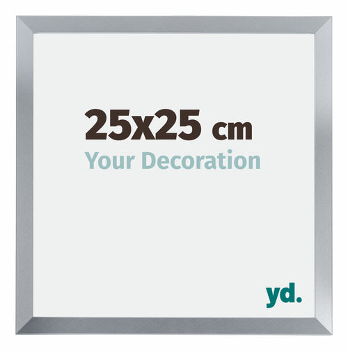 Catania MDF Fotokader 25x25cm Zilver Maat | Yourdecoration.be