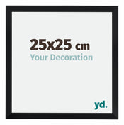 Catania MDF Fotokader 25x25cm Zwart Maat | Yourdecoration.be