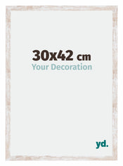 Catania MDF Fotokader 30x42cm White Wash Maat | Yourdecoration.be