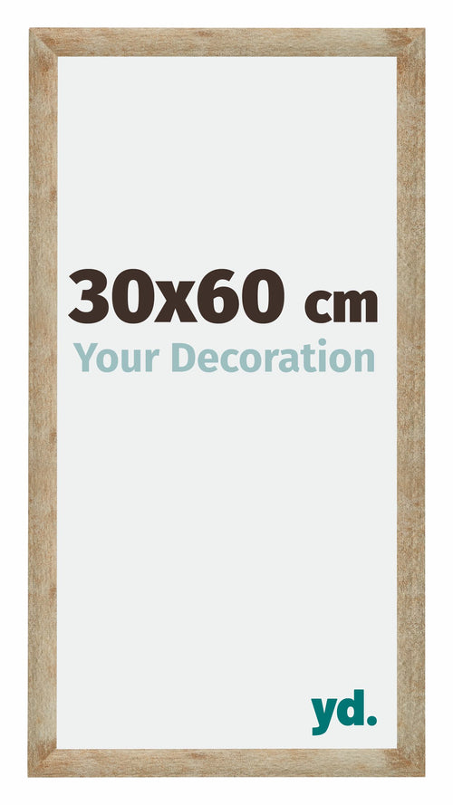 Catania MDF Fotokader 30x60cm Goud Maat | Yourdecoration.be