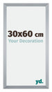 Catania MDF Fotokader 30x60cm Zilver Maat | Yourdecoration.be