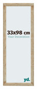 Catania MDF Fotokader 33x98cm Goud Voorzijde Maat | Yourdecoration.be