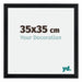 Catania MDF Fotokader 35x35cm Zwart Maat | Yourdecoration.be