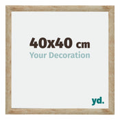 Catania MDF Fotokader 40x40cm Goud Maat | Yourdecoration.be