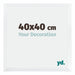 Catania MDF Fotokader 40x40cm Wit Maat | Yourdecoration.be