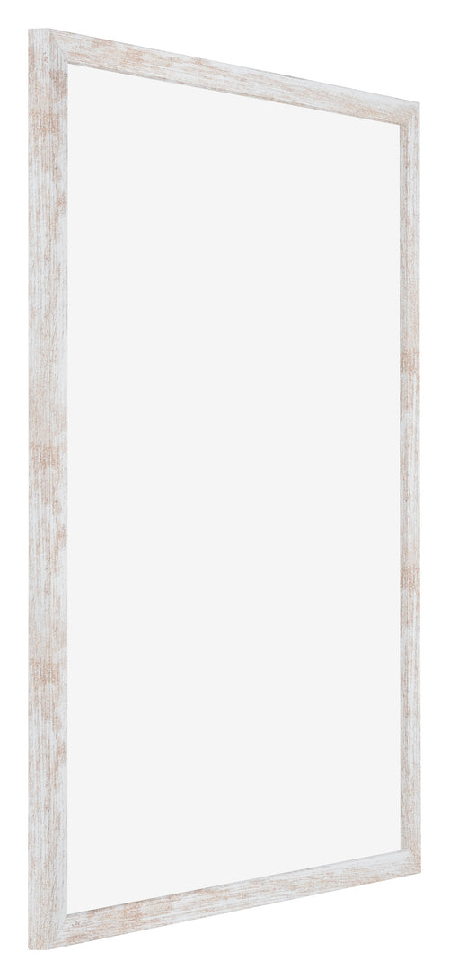 Catania MDF Fotokader 48x67cm White Wash Voorzijde Schuin | Yourdecoration.be