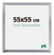 Catania MDF Fotokader 55x55cm Zilver Maat | Yourdecoration.be