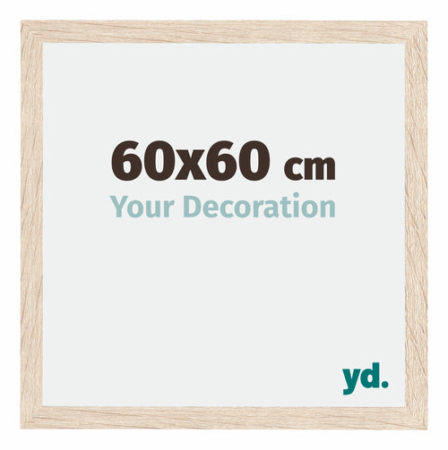 Catania MDF Fotokader 60x60cm Eiken Maat | Yourdecoration.be