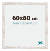 Catania MDF Fotokader 60x60cm White Wash Maat | Yourdecoration.be