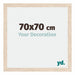 Catania MDF Fotokader 70x70cm Eiken Maat | Yourdecoration.be