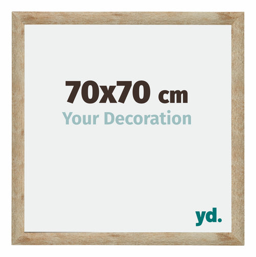 Catania MDF Fotokader 70x70cm Goud Maat | Yourdecoration.be