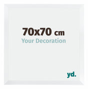 Catania MDF Fotokader 70x70cm Wit Maat | Yourdecoration.be