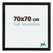 Catania MDF Fotokader 70x70cm Zwart Maat | Yourdecoration.be