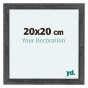 Como MDF Fotokader 20x20cm Grijs Geveegd Voorzijde Maat | Yourdecoration.be