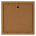 Como MDF Fotokader 20x20cm Notenhout Licht Achterzijde | Yourdecoration.be