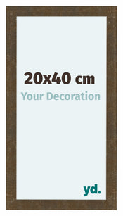 Como MDF Fotokader 20x40cm Goud Antiek Voorzijde Maat | Yourdecoration.be