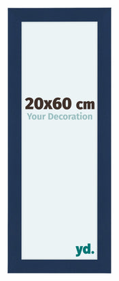 Como MDF Fotokader 20x60cm Donkerblauw Geveegd Voorzijde Maat | Yourdecoration.be