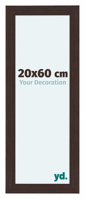 Como MDF Fotokader 20x60cm Eiken Donker Voorzijde Maat | Yourdecoration.be