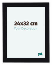 Como MDF Fotokader 24x32cm Zwart Hoogglans Voorzijde Maat | Yourdecoration.be
