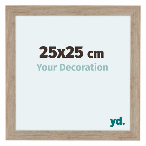 Como MDF Fotokader 25x25cm Eiken Licht Voorzijde Maat | Yourdecoration.be