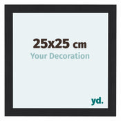 Como MDF Fotokader 25x25cm Zwart Houtnerf Voorzijde Maat | Yourdecoration.be