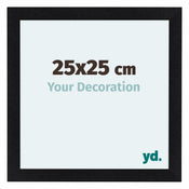 Como MDF Fotokader 25x25cm Zwart Mat Voorzijde Maat | Yourdecoration.be