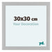 Como MDF Fotokader 30x30cm Wit Houtnerf Voorzijde Maat | Yourdecoration.be